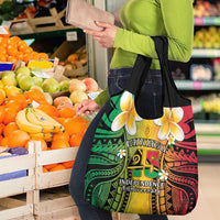 Vanuatu Independence Day Grocery Bag Long God Yumi Stanap Happy 45th Anniversary LT14