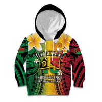Vanuatu Independence Day Kid Hoodie Long God Yumi Stanap Happy 45th Anniversary LT14