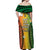 Vanuatu Independence Day Off Shoulder Maxi Dress Long God Yumi Stanap Happy 45th Anniversary LT14