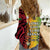 Vanuatu Independence Day Women Casual Shirt Long God Yumi Stanap Happy 44th Anniversary
