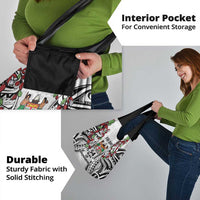 Fiji Day Grocery Bag Happy 54 Years Of Independence Tapa Pattern White