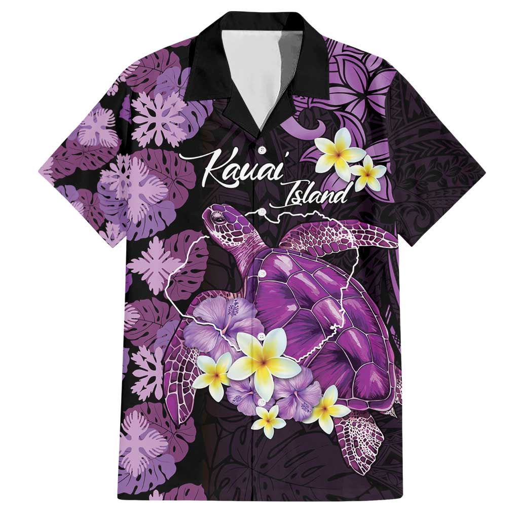 Personalised Aloha Hawaii Kauai Island Family Matching Short Sleeve Bodycon Dress and Hawaiian Shirt Garden Isle Map Sea Turtle Plumeria