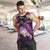 Personalised Aloha Hawaii Kauai Island Men Tank Top Garden Isle Map Sea Turtle Plumeria