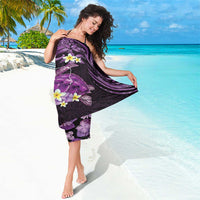 Personalised Aloha Hawaii Kauai Island Sarong Garden Isle Map Sea Turtle Plumeria