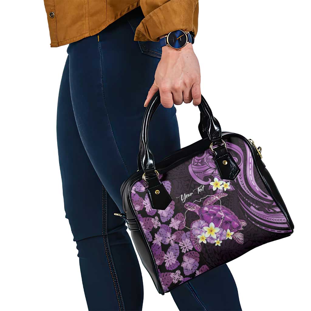 Personalised Aloha Hawaii Kauai Island Shoulder Handbag Garden Isle Map Sea Turtle Plumeria LT14 - Polynesian Pride