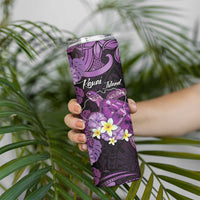 Personalised Aloha Hawaii Kauai Island Skinny Tumbler Garden Isle Map Sea Turtle Plumeria