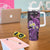 Personalised Aloha Hawaii Kauai Island Tumbler With Handle Garden Isle Map Sea Turtle Plumeria