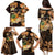 Personalised Aloha Hawaii Lanai Island Family Matching Puletasi and Hawaiian Shirt Pineapple Isle Map Sea Turtle Plumeria