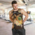 Personalised Aloha Hawaii Lanai Island Men Tank Top Pineapple Isle Map Sea Turtle Plumeria