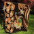 Personalised Aloha Hawaii Lanai Island Quilt Pineapple Isle Map Sea Turtle Plumeria