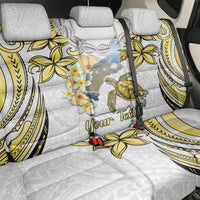 Personalised Aloha Hawaii Niihau Island Back Car Seat Cover Forbidden Isle Map Shell Lei LT14 - Polynesian Pride