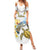 Personalised Aloha Hawaii Niihau Island Family Matching Summer Maxi Dress and Hawaiian Shirt Forbidden Isle Map Shell Lei