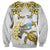 Personalised Aloha Hawaii Niihau Island Sweatshirt Forbidden Isle Map Shell Lei