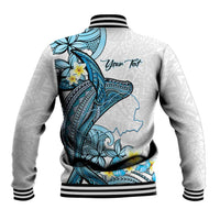 Personalised Aloha Hawaii Kahoolawe Island Baseball Jacket Target Isle Map With Humpback Whale