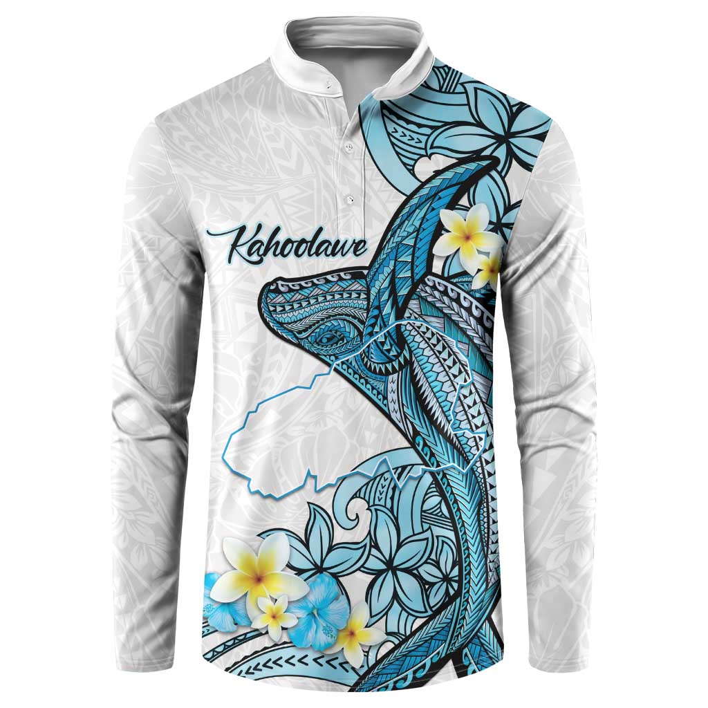 Personalised Aloha Hawaii Kahoolawe Island Button Sweatshirt Target Isle Map With Humpback Whale