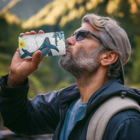 Personalised Aloha Hawaii Kahoolawe Island 4 in 1 Can Cooler Tumbler Target Isle Map With Humpback Whale