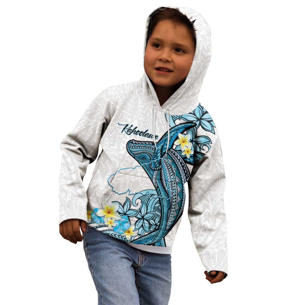 Personalised Aloha Hawaii Kahoolawe Island Kid Hoodie Target Isle Map With Humpback Whale
