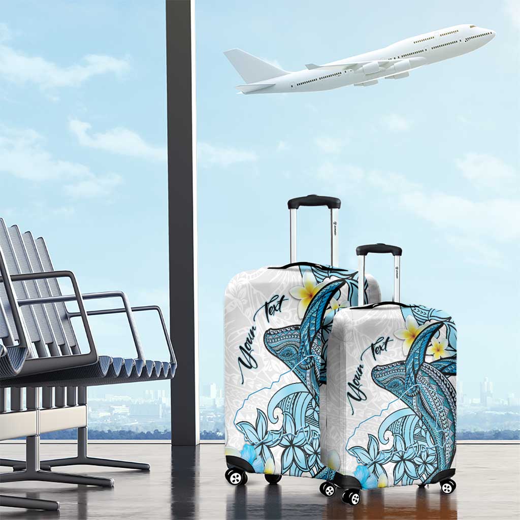 Personalised Aloha Hawaii Kahoolawe Island Luggage Cover Target Isle Map With Humpback Whale