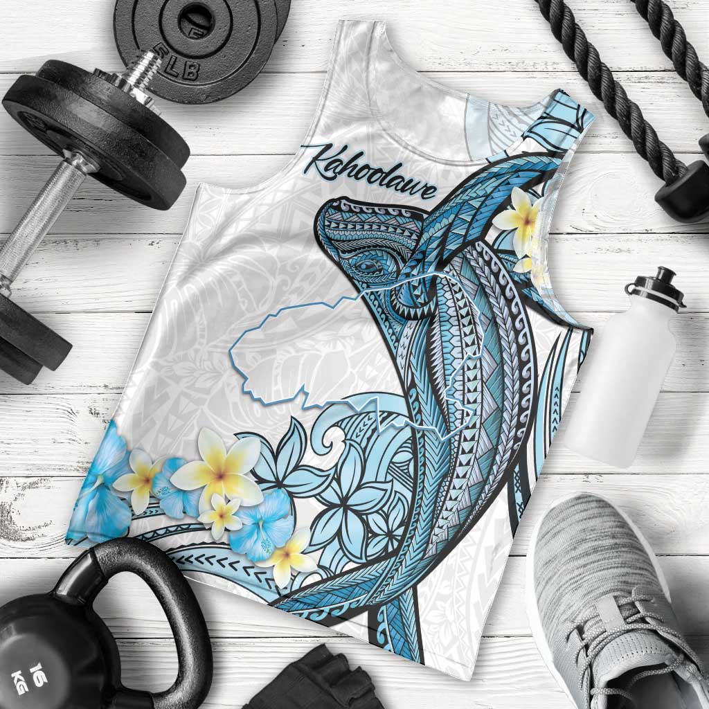 Personalised Aloha Hawaii Kahoolawe Island Men Tank Top Target Isle Map With Humpback Whale