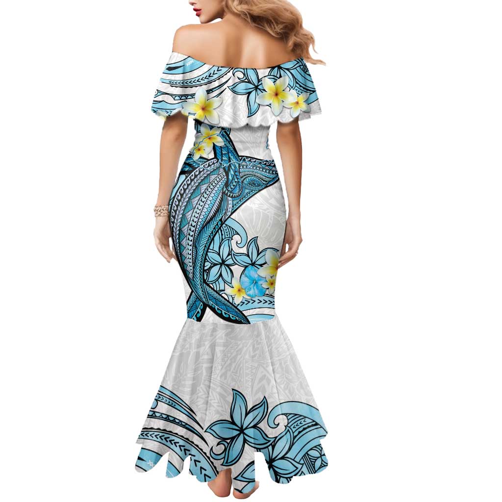 Personalised Aloha Hawaii Kahoolawe Island Mermaid Dress Target Isle Map With Humpback Whale LT14 - Polynesian Pride