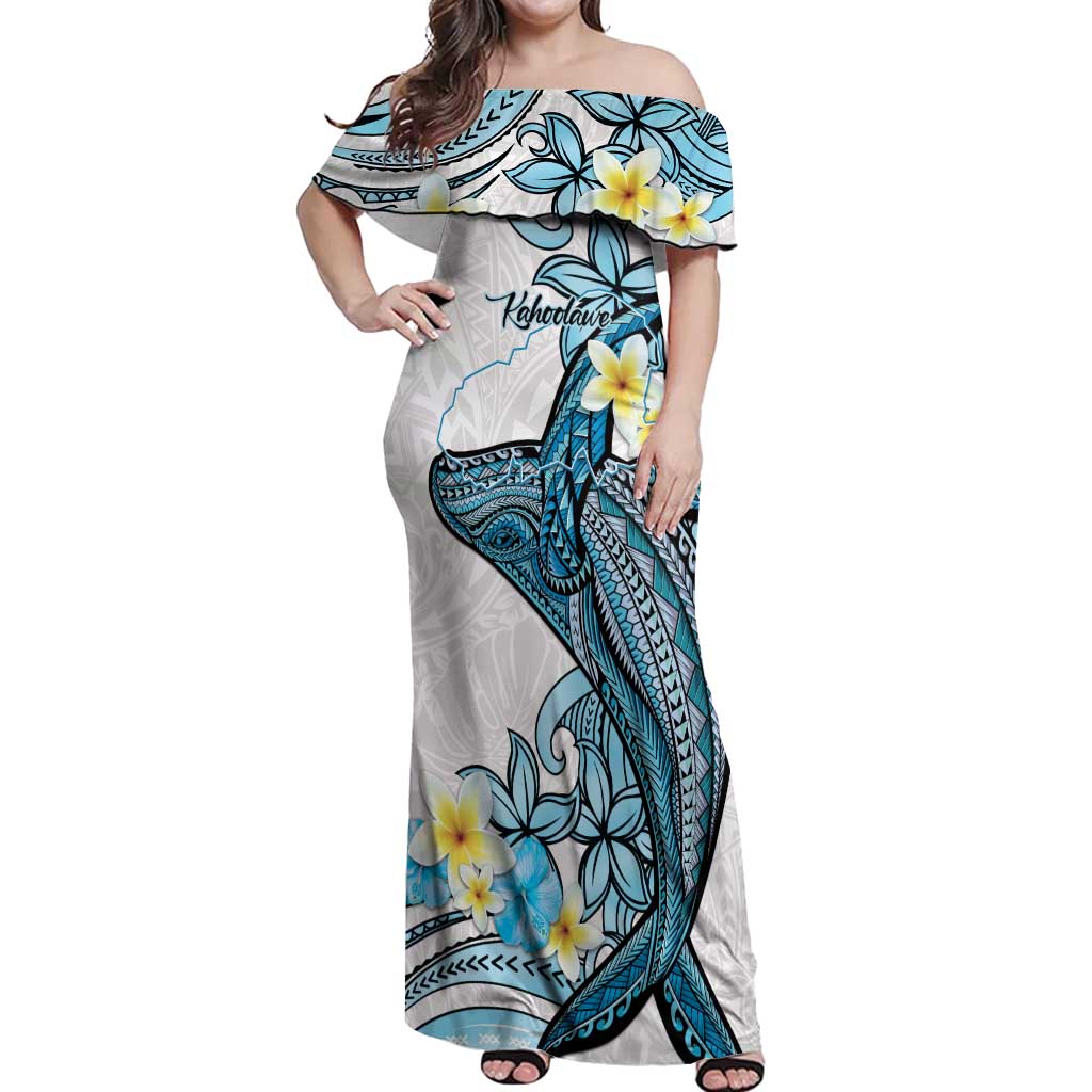 off shoulder dress target Personalised Aloha Hawaii Kahoolawe Island Off Shoulder Maxi Dress Target  Isle Map With Humpback Whale