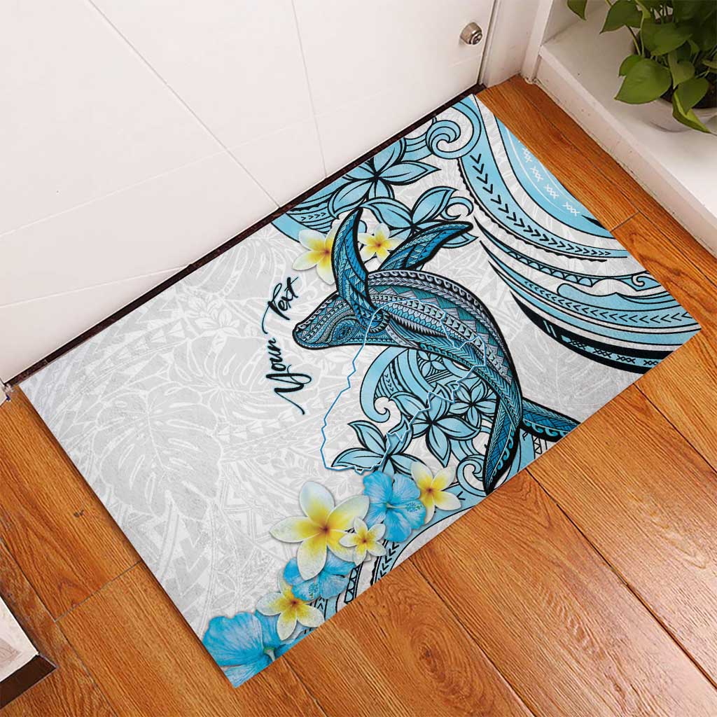 Personalised Aloha Hawaii Kahoolawe Island Rubber Doormat Target Isle Map With Humpback Whale