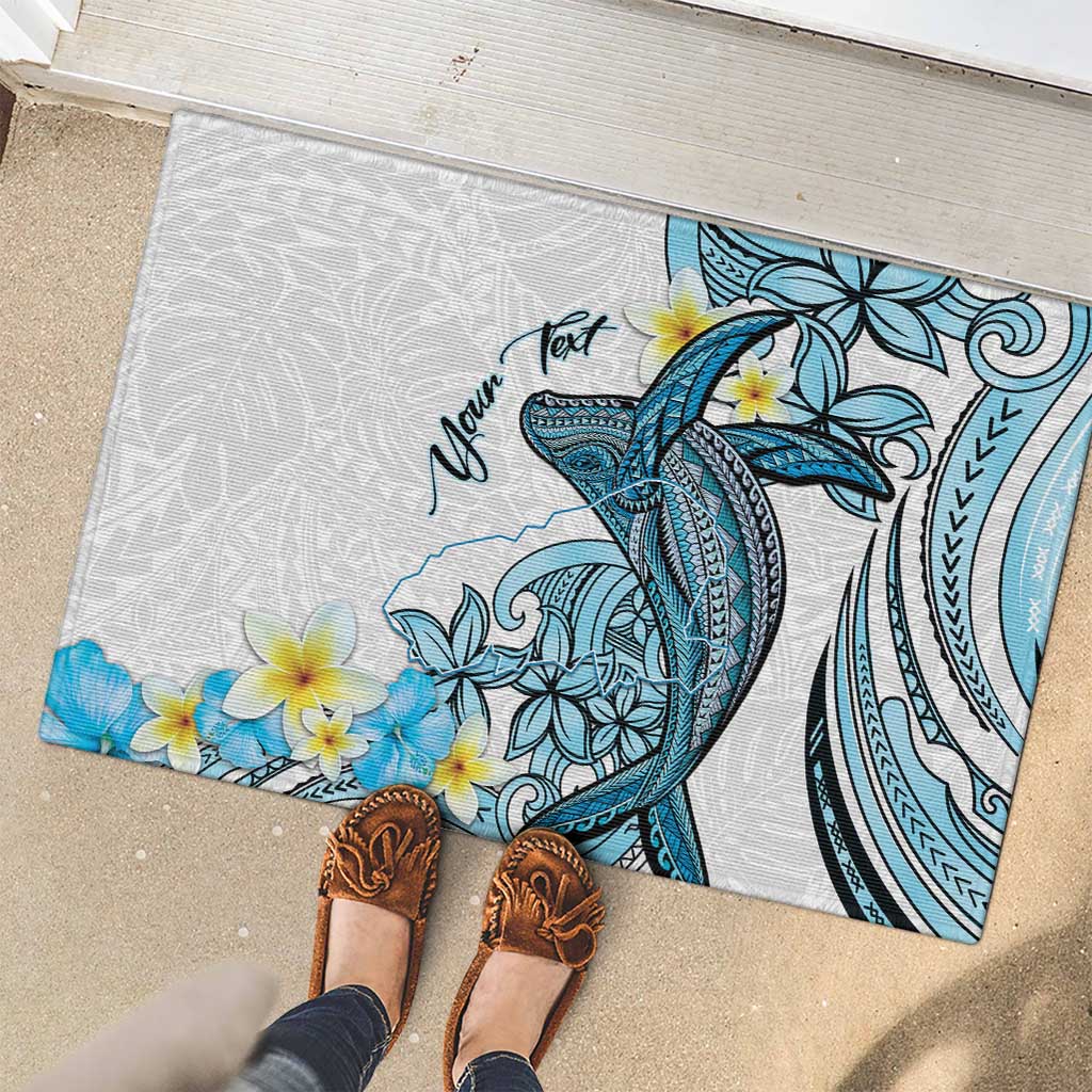 Personalised Aloha Hawaii Kahoolawe Island Rubber Doormat Target Isle Map With Humpback Whale