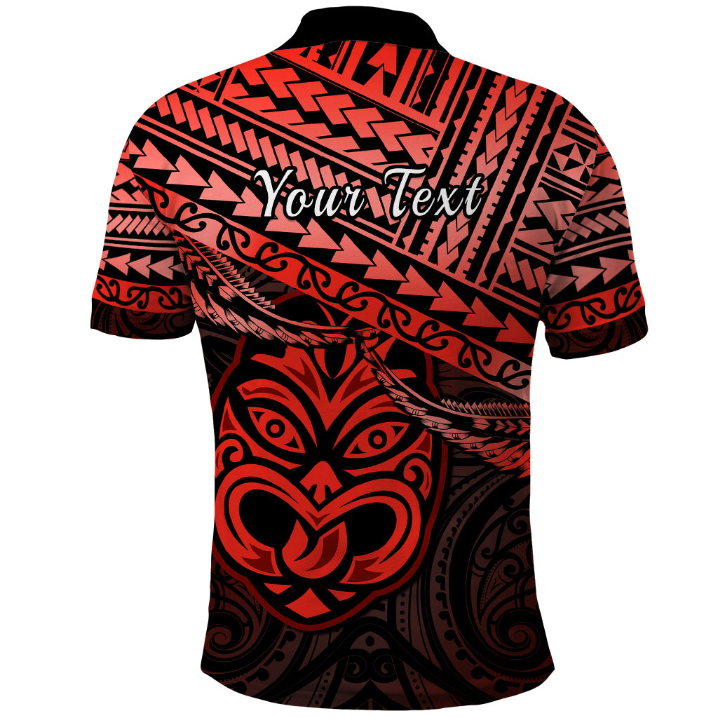 Custom Matariki New Zealand Polo Shirt Maori New Year Tiki Red Version LT14