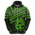 Custom Matariki New Zealand Hoodie Maori New Year Tiki Green Version LT14