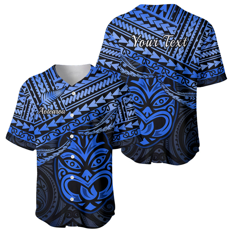(Custom Personalised) Papua New Guinea and New Zealand Baseball Jersey Maori Polynesian LT13 main image 1