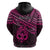 Custom Matariki New Zealand Hoodie Maori New Year Tiki Pink Version LT14