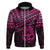 Custom Matariki New Zealand Hoodie Maori New Year Tiki Pink Version LT14