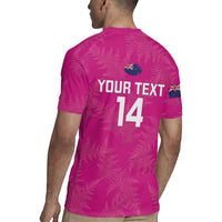 Custom New Zealand Silver Fern Rugby Rugby Jersey Go Aotearoa - Pink Version