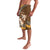 Personalised Tonga Language Week Lavalava Malo e Lelei Tongan Ngatu Pattern - Brown