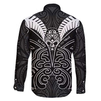 Kia Kaha Te Reo Maori Family Matching Mermaid Dress and Hawaiian Shirt Aotearoa Hei Tiki With Hongi