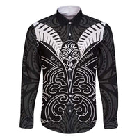 Kia Kaha Te Reo Maori Family Matching Summer Maxi Dress and Hawaiian Shirt Aotearoa Hei Tiki With Hongi