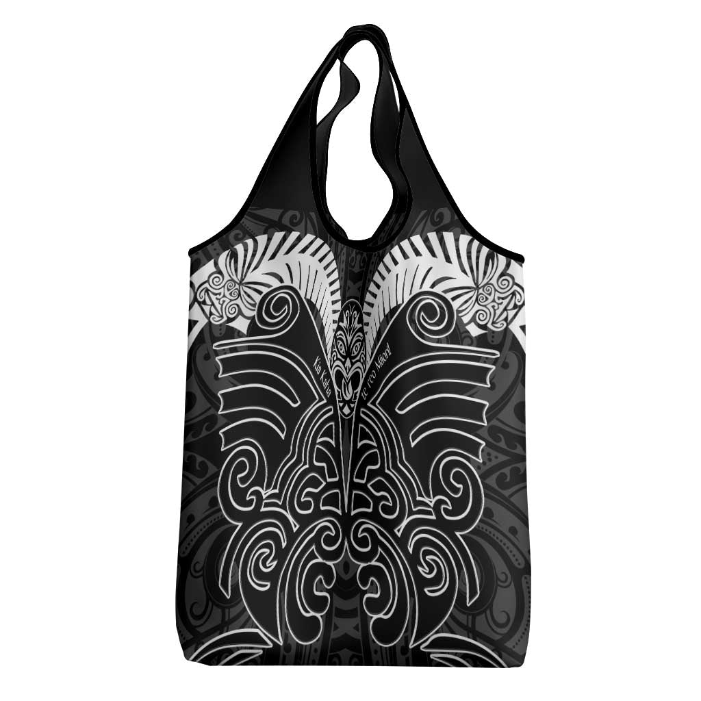 Kia Kaha Te Reo Maori Grocery Bag Aotearoa Hei Tiki With Hongi