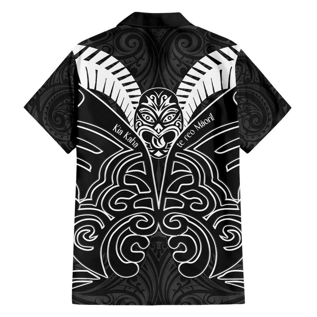 Kia Kaha Te Reo Maori Hawaiian Shirt Aotearoa Hei Tiki With Hongi