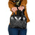 Kia Kaha Te Reo Maori Shoulder Handbag Aotearoa Hei Tiki With Hongi