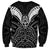 Kia Kaha Te Reo Maori Sweatshirt Aotearoa Hei Tiki With Hongi