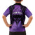Personalised New Zealand Suffrage Day Family Matching Off Shoulder Short Dress and Hawaiian Shirt Maori Tattoo Galaxy Vibe - Polynesian Pride