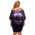 Personalised New Zealand Suffrage Day Family Matching Off Shoulder Short Dress and Hawaiian Shirt Maori Tattoo Galaxy Vibe - Polynesian Pride