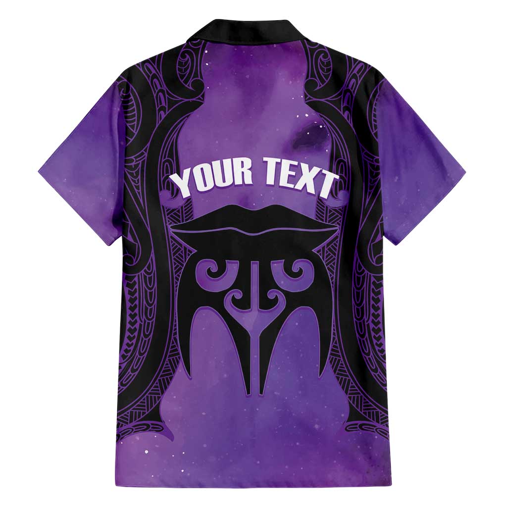 Personalised New Zealand Suffrage Day Family Matching Short Sleeve Bodycon Dress and Hawaiian Shirt Maori Tattoo Galaxy Vibe - Polynesian Pride