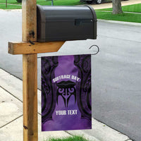 Personalised New Zealand Suffrage Day Garden Flag Maori Tattoo Galaxy Vibe - Polynesian Pride