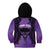 Personalised New Zealand Suffrage Day Kid Hoodie Maori Tattoo Galaxy Vibe - Polynesian Pride