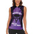 Personalised New Zealand Suffrage Day Women Sleeveless Polo Shirt Maori Tattoo Galaxy Vibe - Polynesian Pride