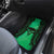 Personalised Moko Kauae New Zealand Car Mats Maori Chin Tattoo Green - Polynesian Pride