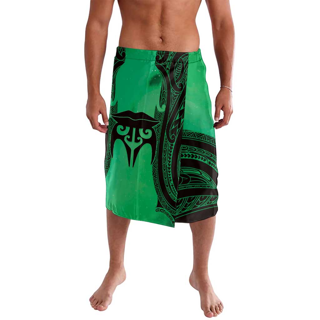 Personalised Moko Kauae New Zealand Lavalava Maori Chin Tattoo Green - Polynesian Pride