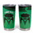 Personalised Moko Kauae New Zealand Tumbler Cup Maori Chin Tattoo Green - Polynesian Pride
