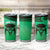 Personalised Moko Kauae New Zealand Tumbler Cup Maori Chin Tattoo Green - Polynesian Pride